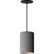 Souffle LED 5.75 inch Gray Single Pendant Ceiling Light