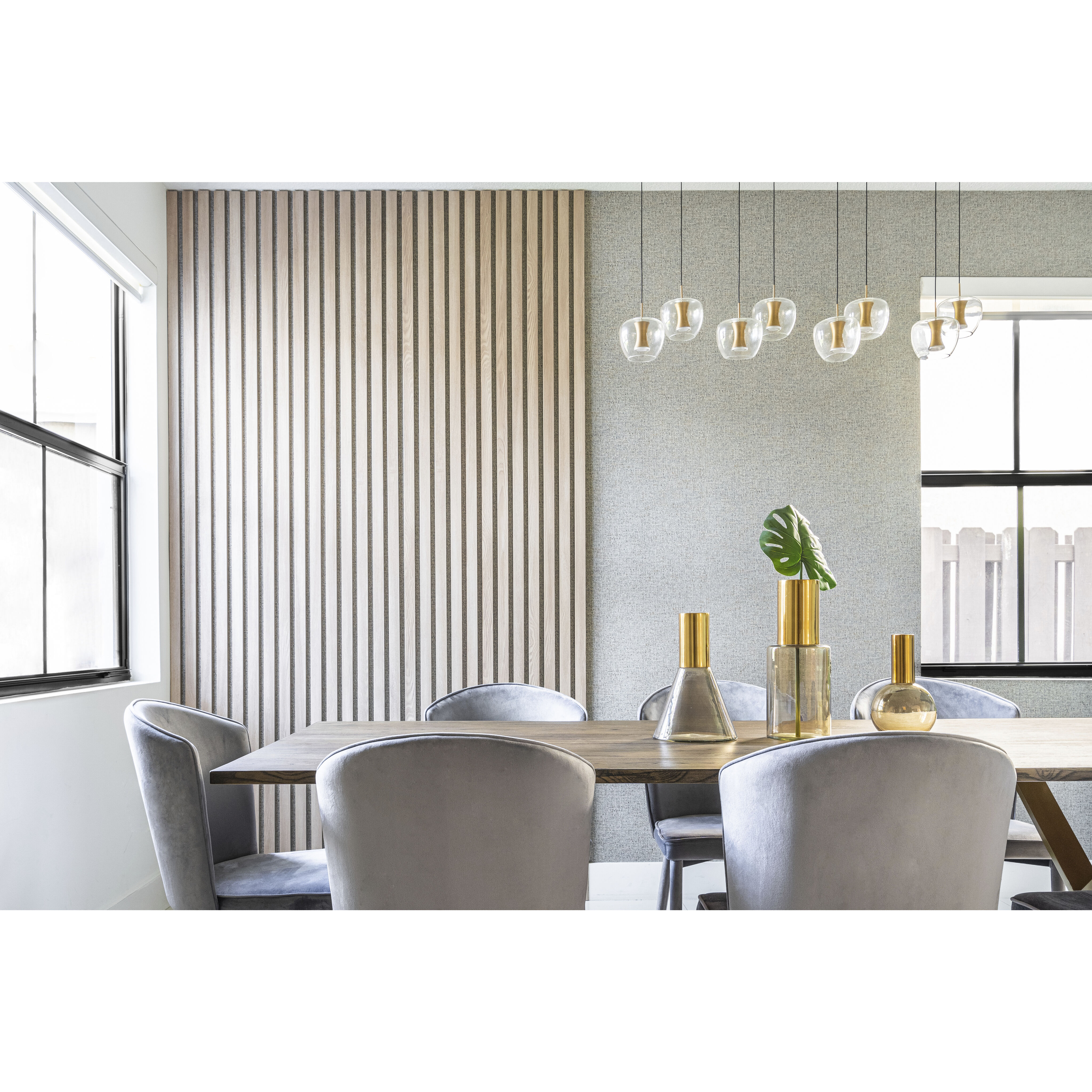 Newton LED 10.5 inch Black and Gold Multi-Light Pendant Ceiling Light