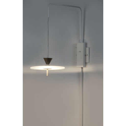Circuit LED 9.75 inch Matte White Wall Sconce Wall Light