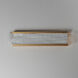 Celine LED 5.5 inch Natural Aged Brass Bath Vanity Light Wall Light