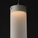 Highball LED 4.25 inch Satin Nickel Mini Pendant Ceiling Light in Translucent Frost