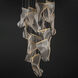 Rinkle LED 27.5 inch French Gold Multi-Light Pendant Ceiling Light