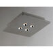 Peg LED 10 inch Gray Flush Mount Ceiling Light