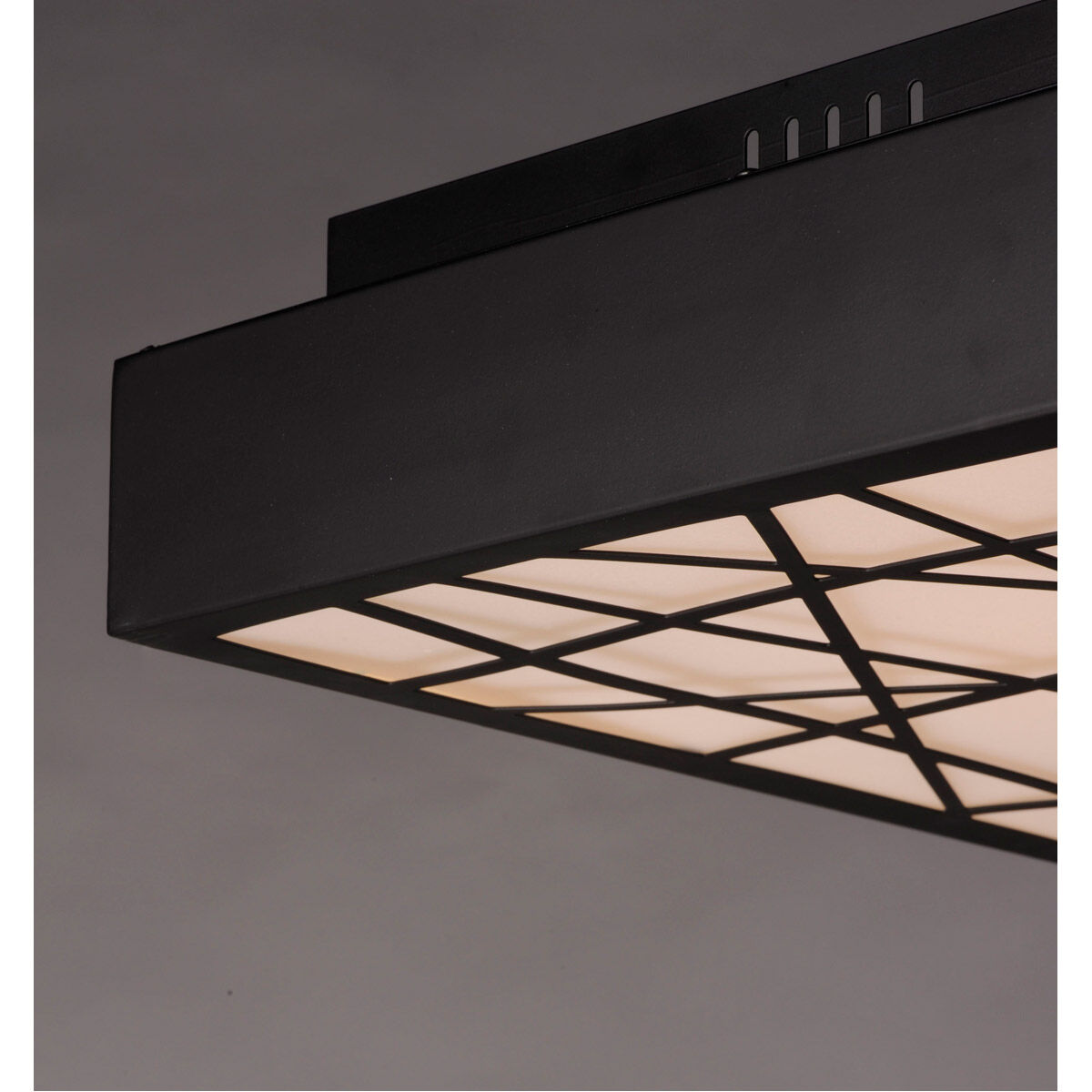 Intersect LED 23.5 inch Black Flush Mount Ceiling Light
