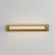 Doric LED 4.75 inch Natural Aged Brass ADA Wall Sconce Wall Light