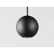 Micro LED 2 inch Black Mini Pendant Ceiling Light