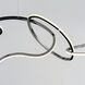 Unity LED 69 inch Black Chrome Linear Pendant Ceiling Light