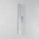 Alumilux Line 5CCT LED 4.5 inch Satin Aluminum Outdoor Wall Mount