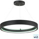 iCorona WiZ LED 35.5 inch Black Suspension Pendant Ceiling Light