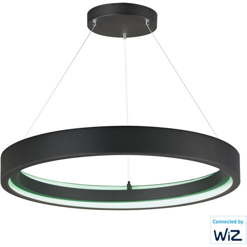 iCorona WiZ LED 35.5 inch Black Suspension Pendant Ceiling Light