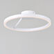Cirque LED 19.75 inch Matte White Flush Mount Ceiling Light