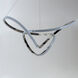 Perpetual LED 32 inch Black Chrome Single Pendant Ceiling Light
