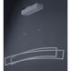 Phase LED LED 46 inch Matte White Linear Pendant Ceiling Light