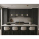 Elysian LED 58.25 inch Natural Aged Brass Linear Pendant Ceiling Light