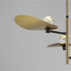 Pearl LED 39.25 inch Black and Natural Aged Brass Suspension Pendant Ceiling Light