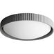 Souffle LED 22 inch Gray Flush Mount Ceiling Light