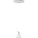 Micro LED 2.75 inch White and Polished Chrome Mini Pendant Ceiling Light