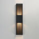 Grate LED 30 inch Black Outdoor Wall Mount