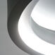 iCorona WiZ LED 17.75 inch Black Flush Mount Ceiling Light