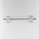 Elysian LED 5.5 inch Natural Aged Brass Single Pendant Ceiling Light