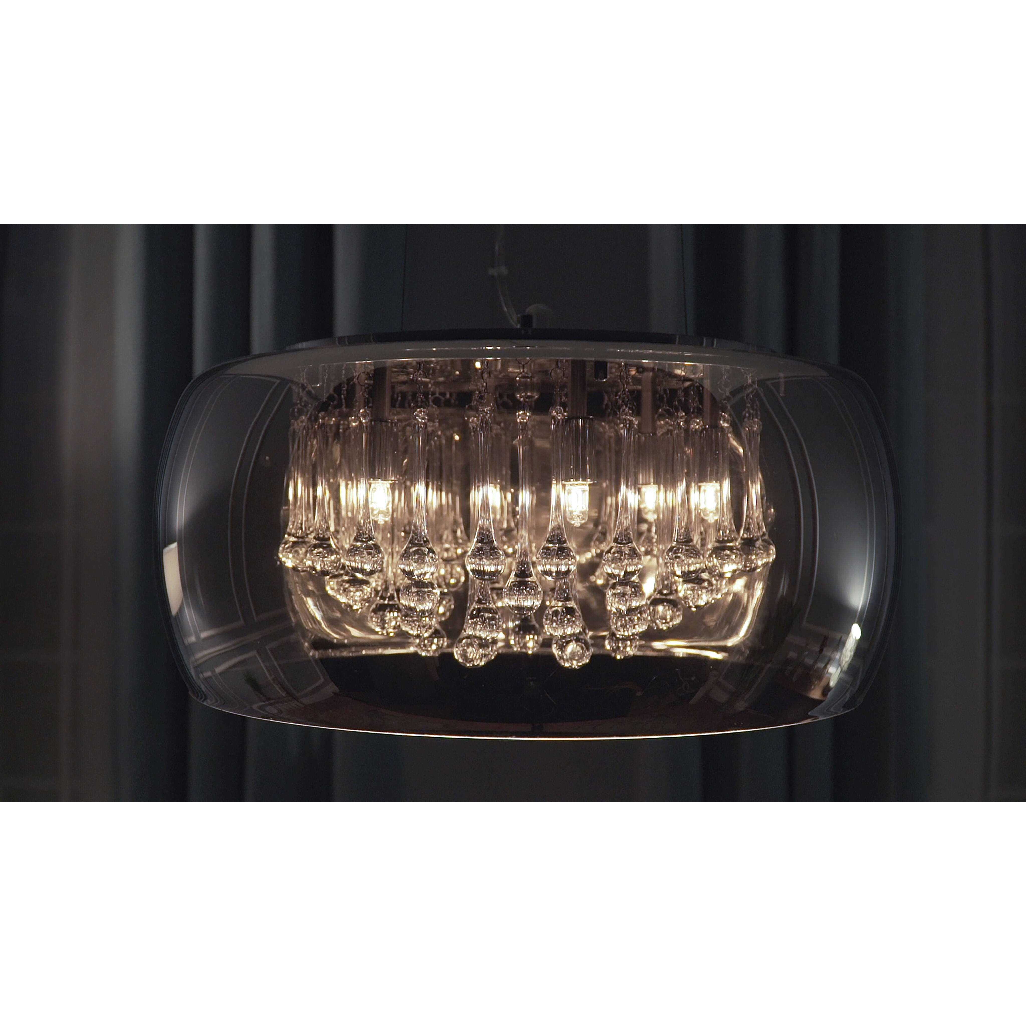 Sense 5 Light 15.75 inch Polished Chrome Flush Mount Ceiling Light