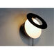 Orbital LED 29 inch Black and White ADA Wall Sconce Wall Light