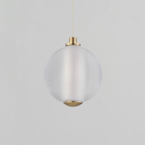 Rhythm LED 4.25 inch Gold Single Pendant Ceiling Light