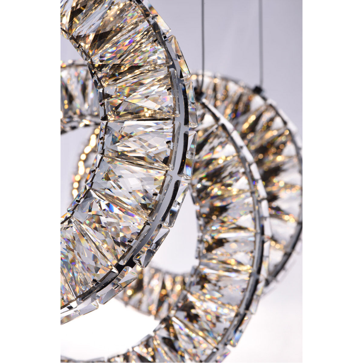 Charm LED 20.5 inch Polished Chrome Linear Pendant Ceiling Light