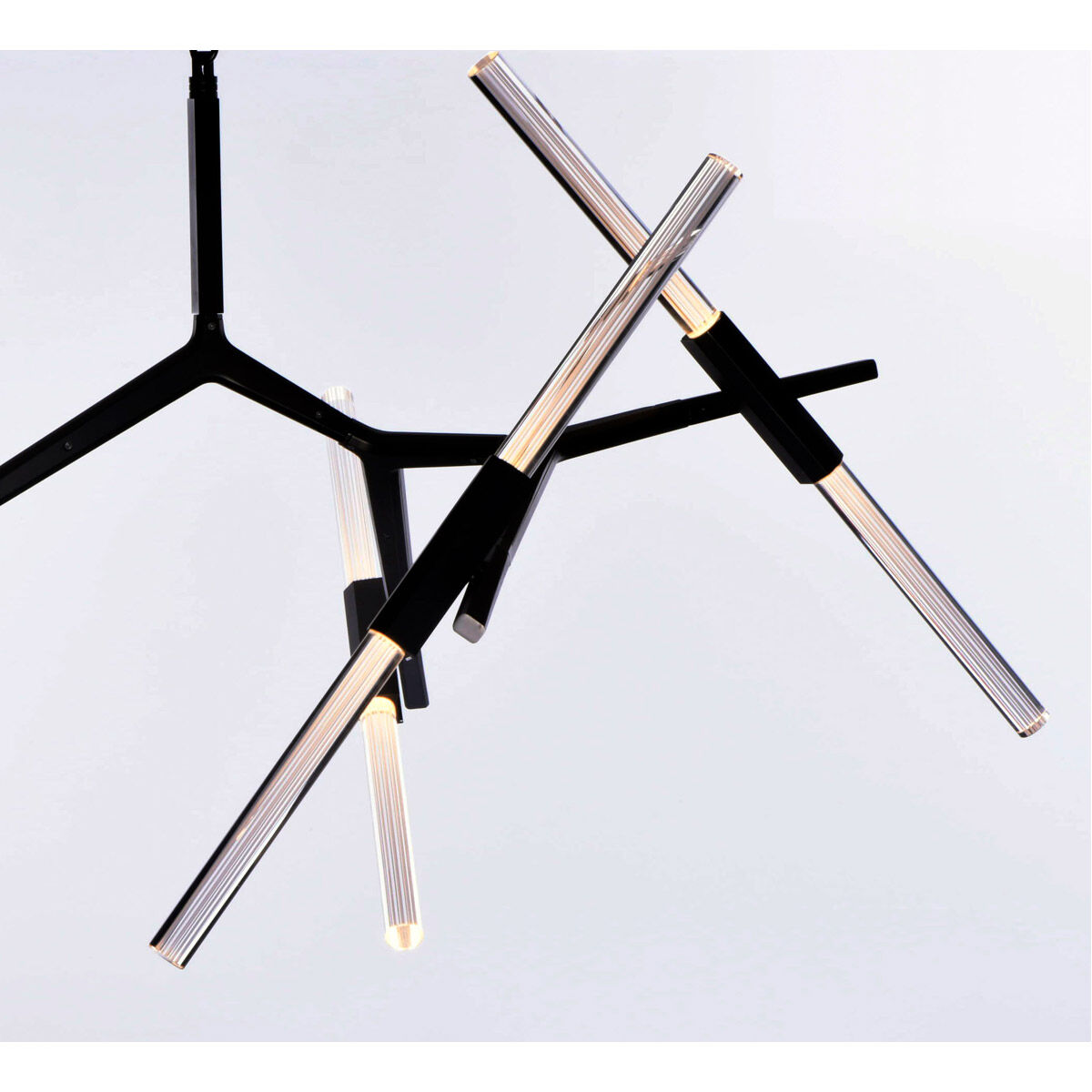 Light Saber LED LED 33.75 inch Gunmetal Mini Chandelier Ceiling Light