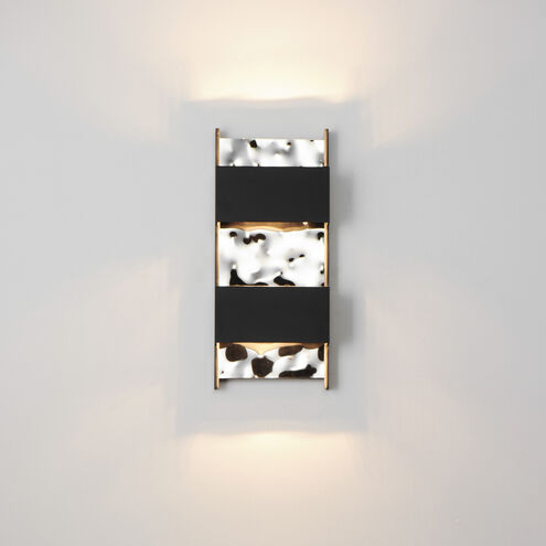 Coulee LED 14.5 inch Black Outdoor Wall Mount