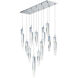 Quartz 12 Light 39.25 inch Pendant