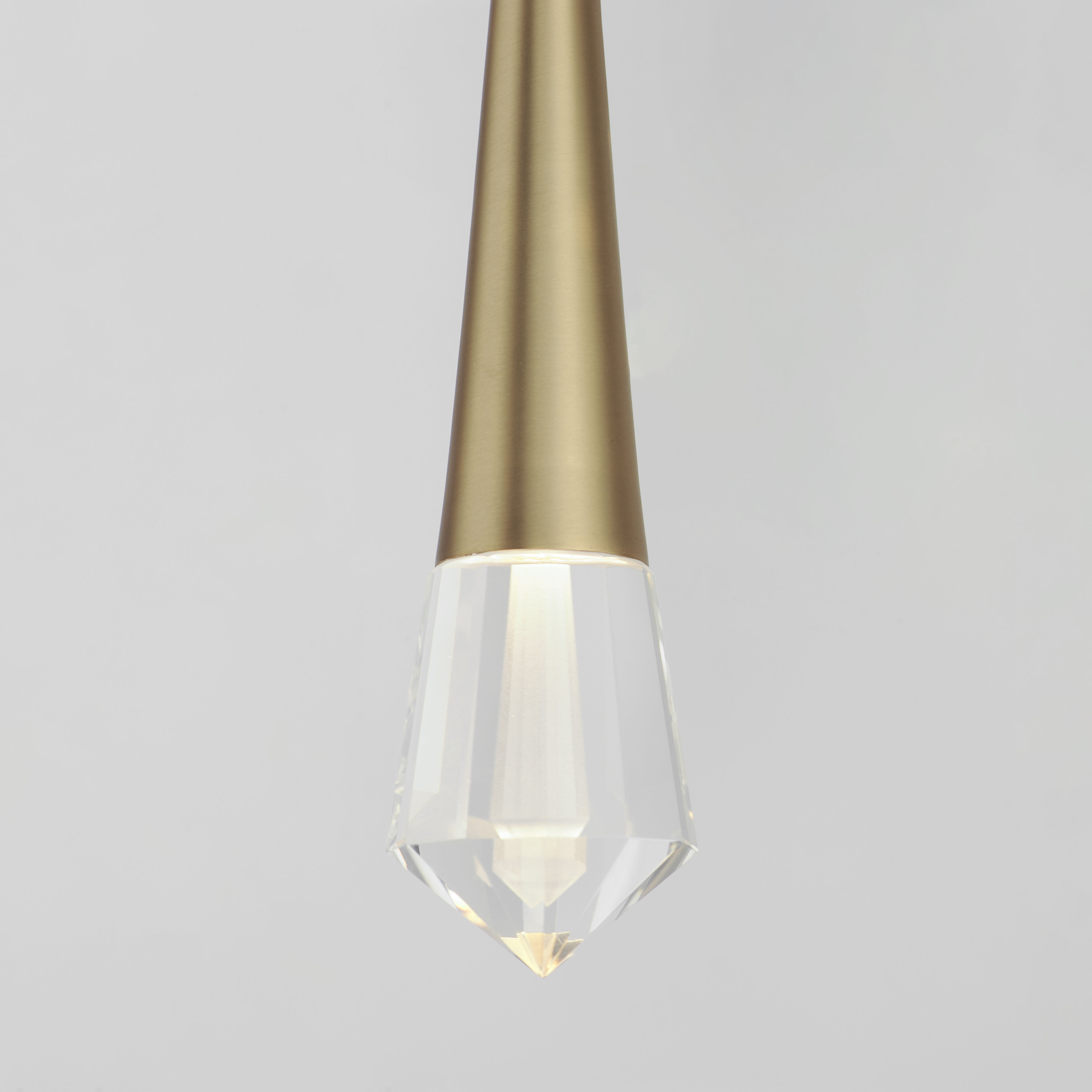 Pierce LED 2.25 inch Gold Single Pendant Ceiling Light