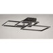 Traverse LED LED 23.5 inch Black Flush Mount Ceiling Light