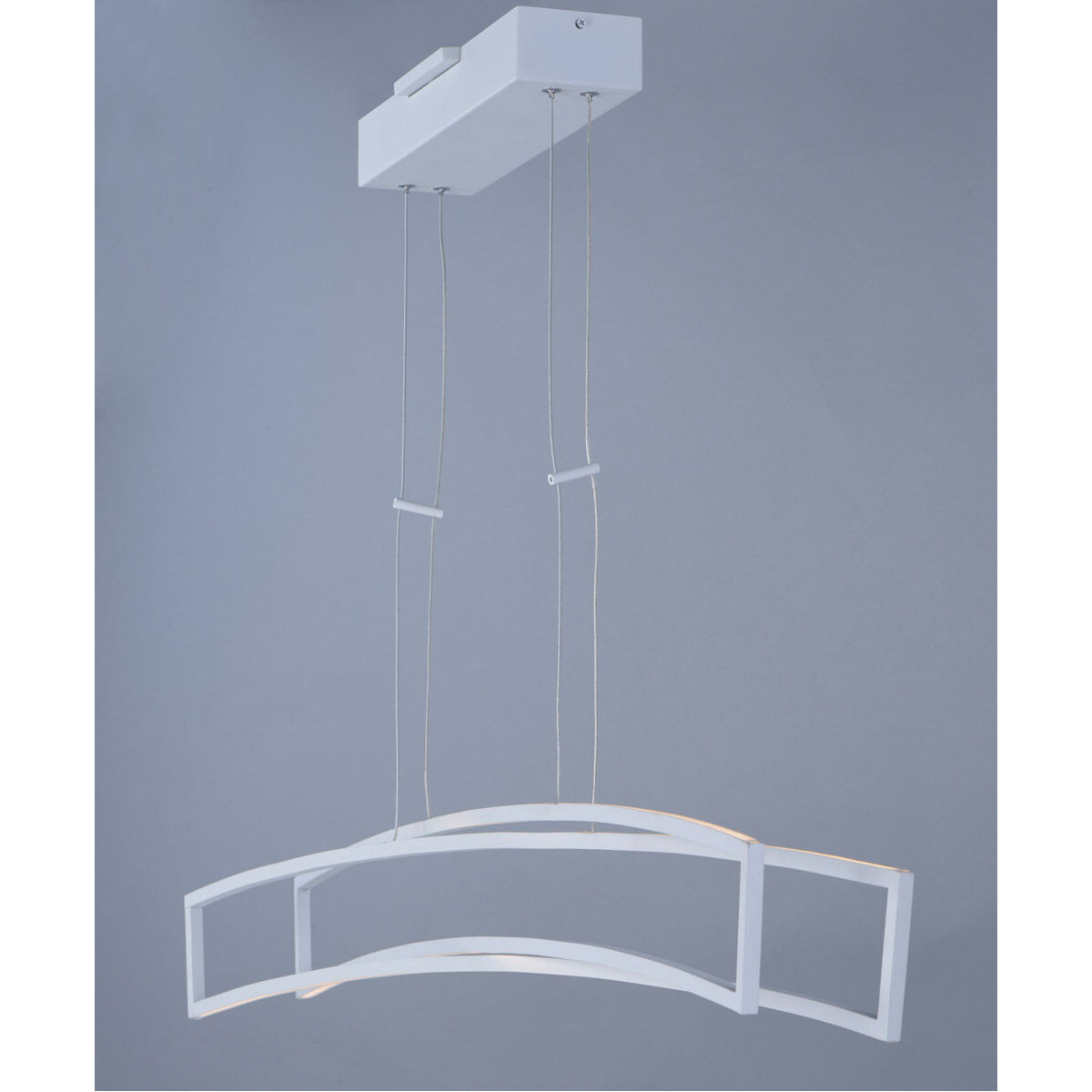 Phase LED LED 46 inch Matte White Linear Pendant Ceiling Light