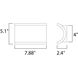 Alumilux Diverge LED 5.1 inch White Outdoor Wall Mount
