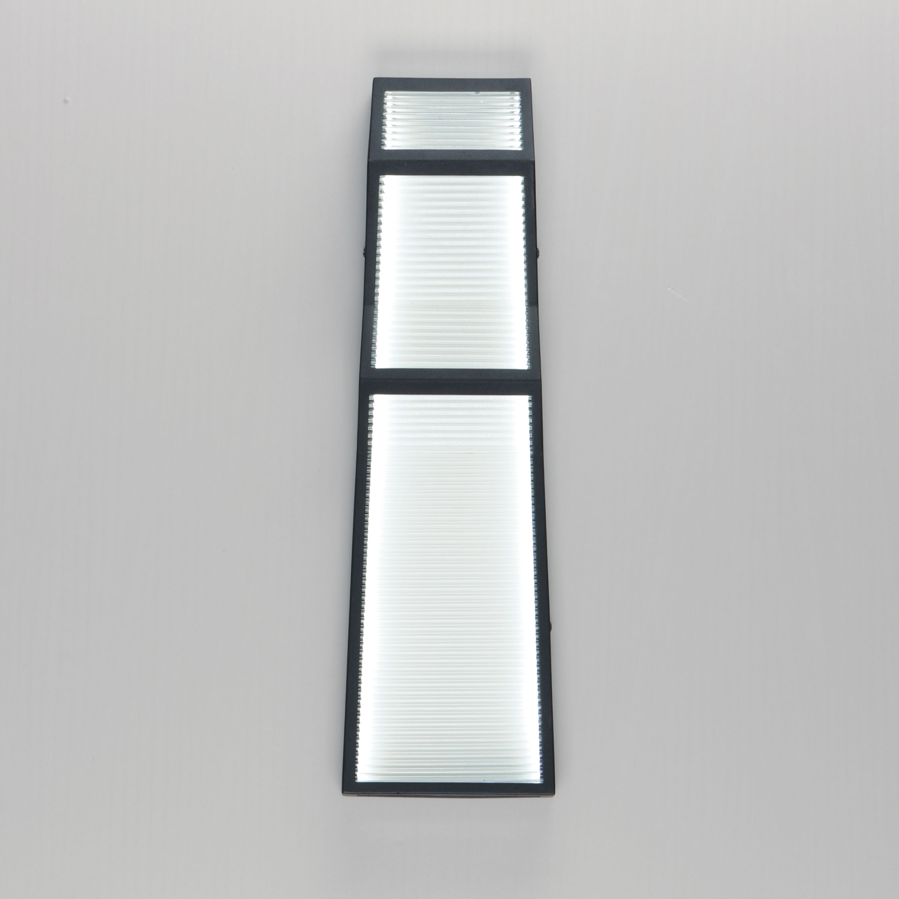 Totem LED 20 inch Black Outdoor Wall Sconce