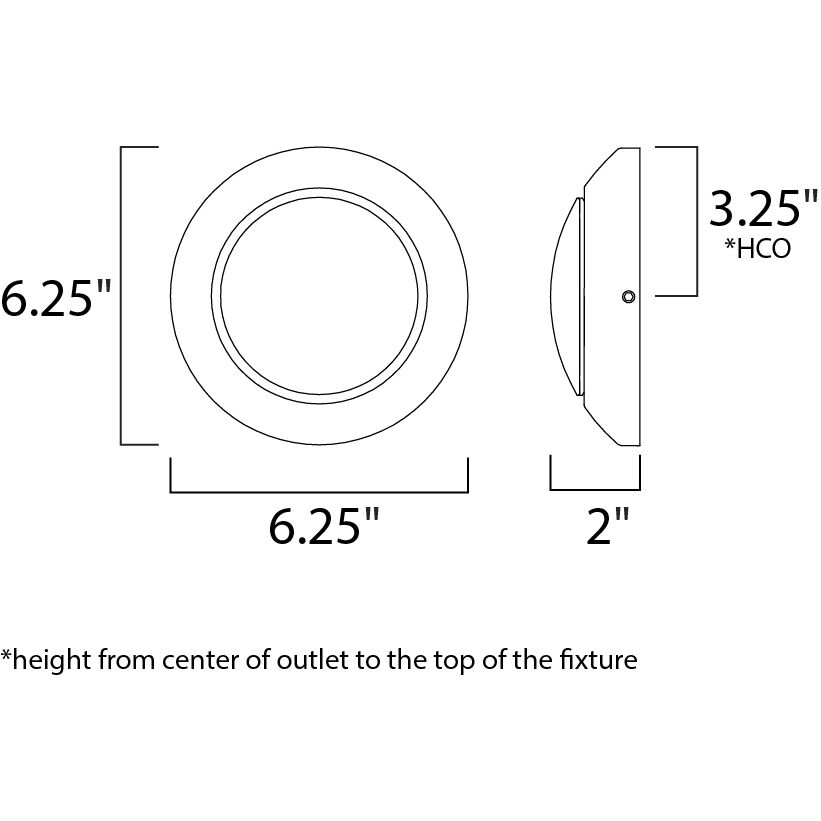 Alumilux Fulcrum LED 6.25 inch Satin Aluminum Outdoor Wall Sconce