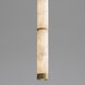 Aragon LED 2 inch White Alabaster and Gold Mini Pendant Ceiling Light