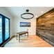 No Family LED 39.5 inch Brushed Gunmetal Suspension Pendant Ceiling Light