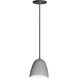 Sway LED 7 inch Gray Single Pendant Ceiling Light