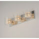 Gem 3 Light 22 inch Polished Chrome Bath Vanity Light Wall Light in Silver