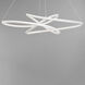 Twisted LED 26.25 inch Matte White Single Pendant Ceiling Light