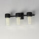 Dram LED 22 inch Black Bath Vanity Wall Light
