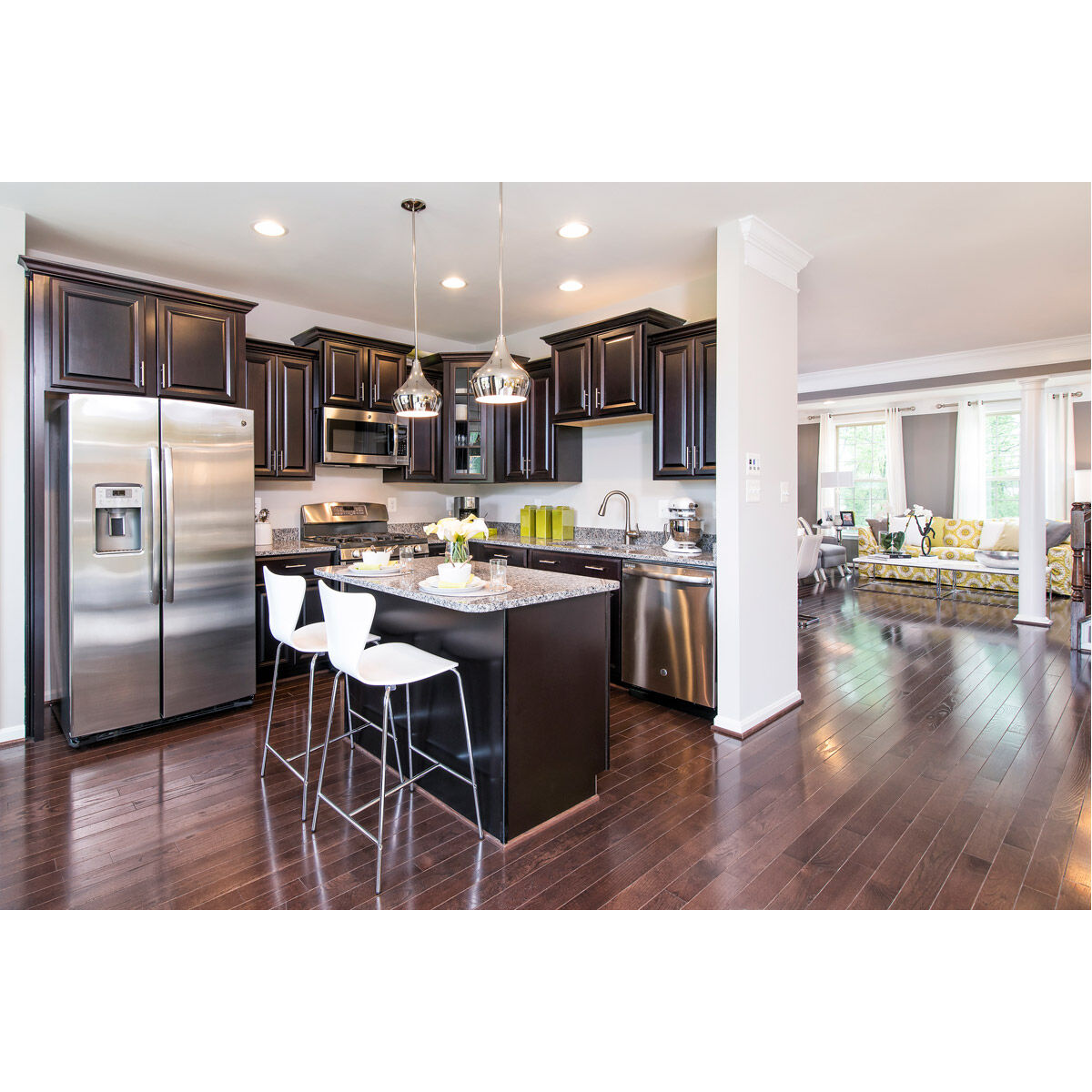 Teardrop 1 Light 7 inch Polished Chrome Pendant Ceiling Light