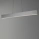 Blade LED 53.5 inch Brushed Aluminum Linear Pendant Ceiling Light