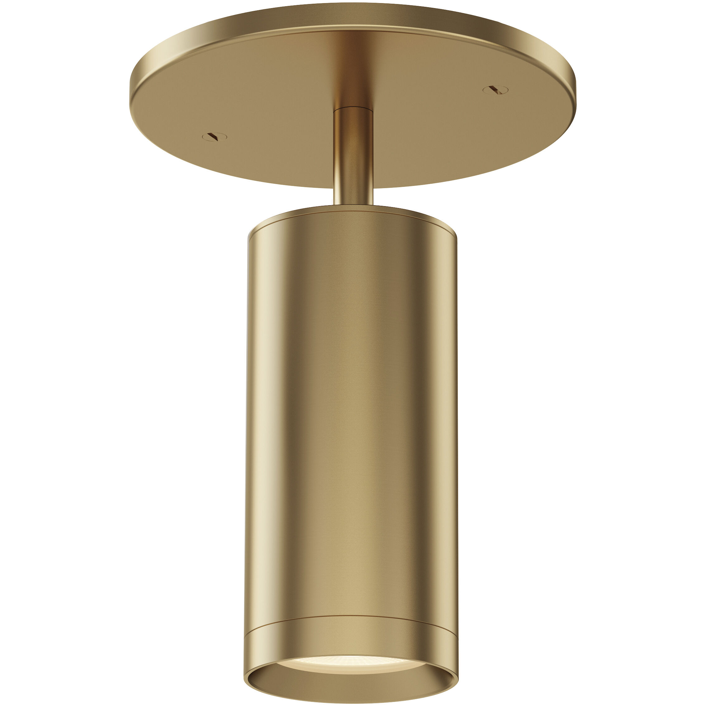 Pullman LED 5 inch Natural Aged Brass Flush Mount Ceiling Light