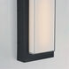 Tower LED 15 inch Black Outdoor Wall Sconce