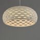 Cambria LED 21.5 inch Oyster Single Pendant Ceiling Light