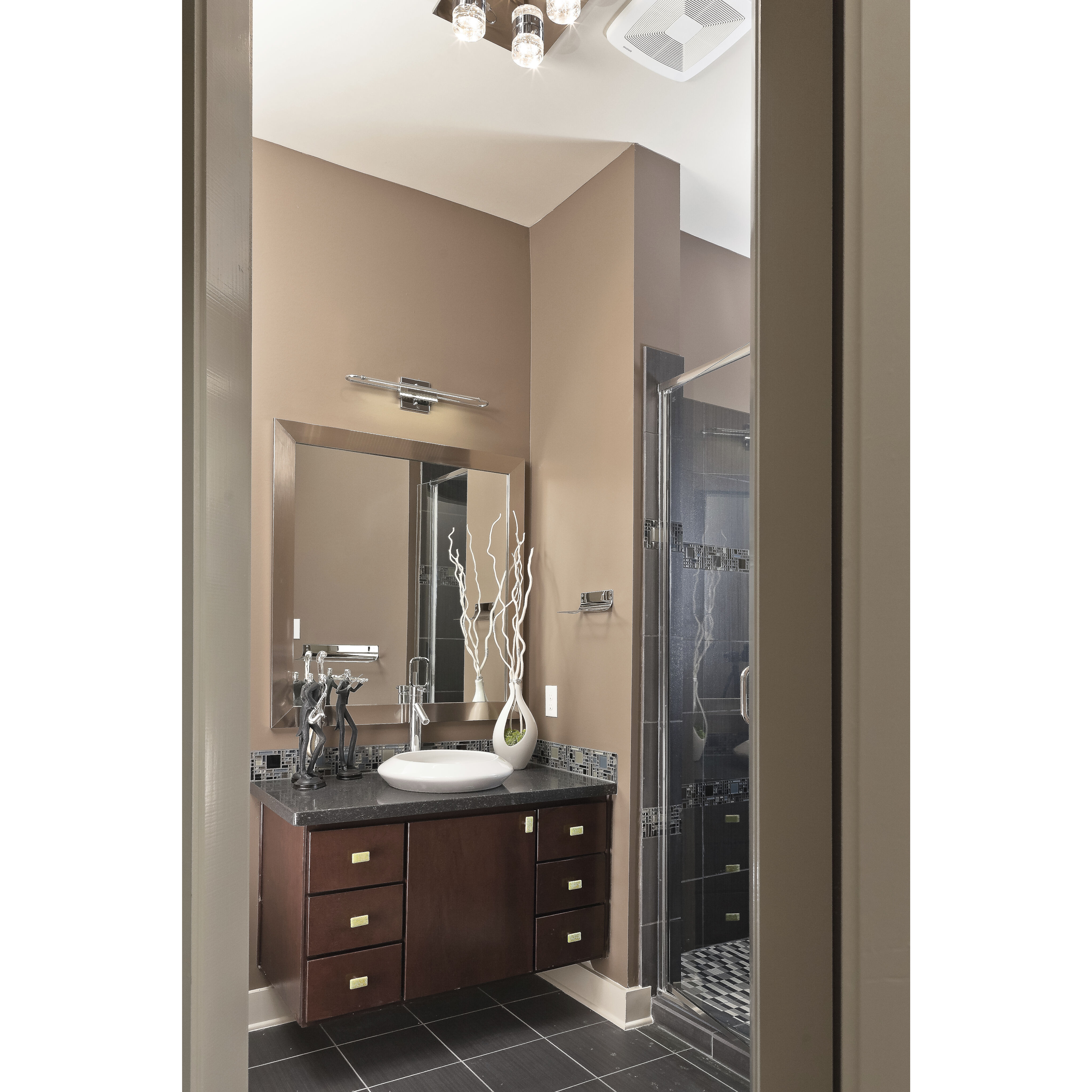 Fizz IV LED 13 inch Polished Chrome Flush Mount Ceiling Light