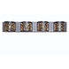 Inca LED 32.75 inch Bronze Bath Vanity Wall Light in Cognac